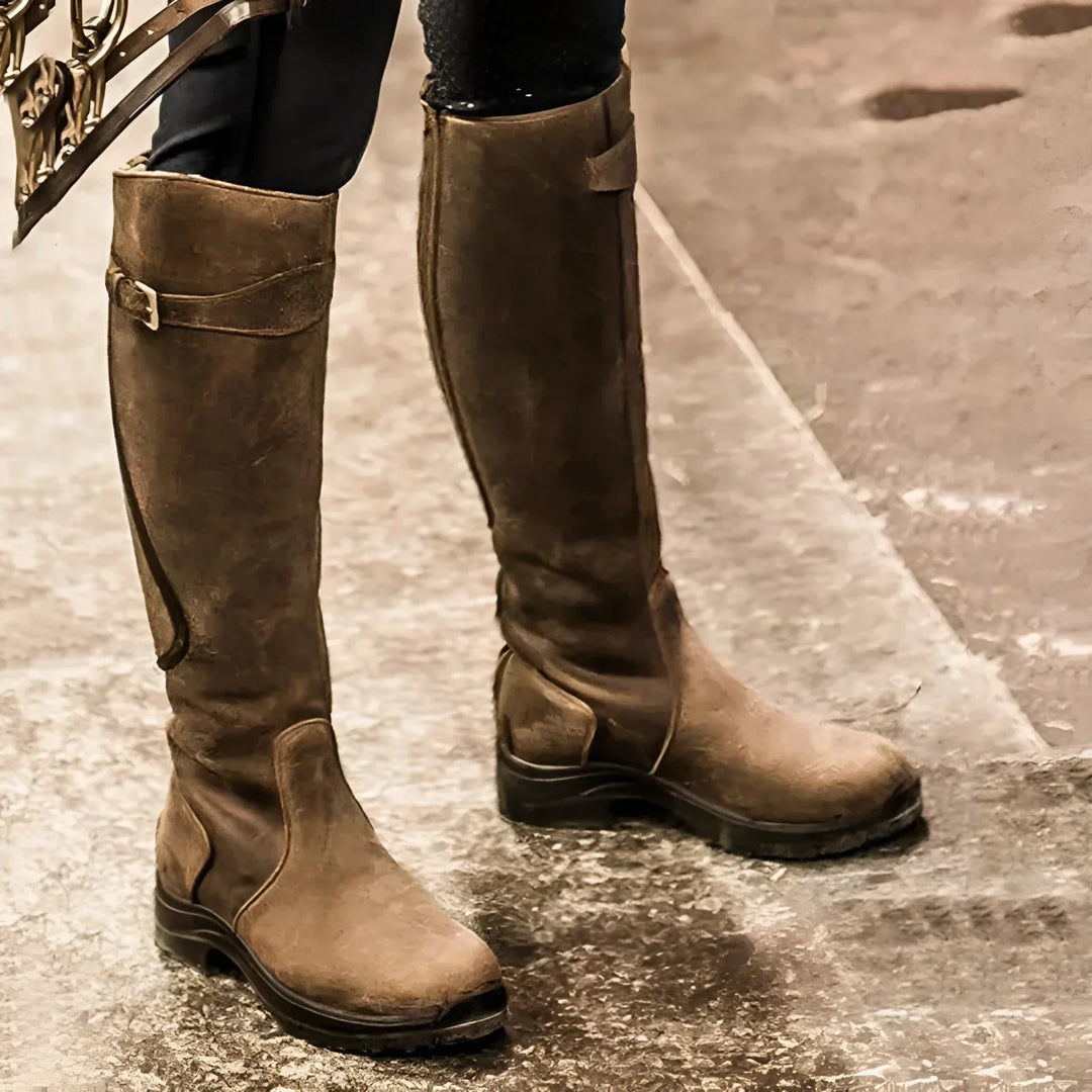 Bottes d'hiver pour l'équitation | Cuir imperméable et isolant