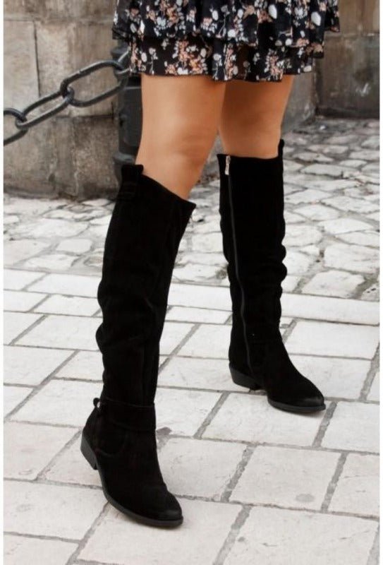 Bottes en cuir Allison