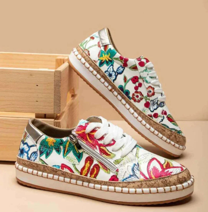 Isabella | Chaussures Florales Élégantes