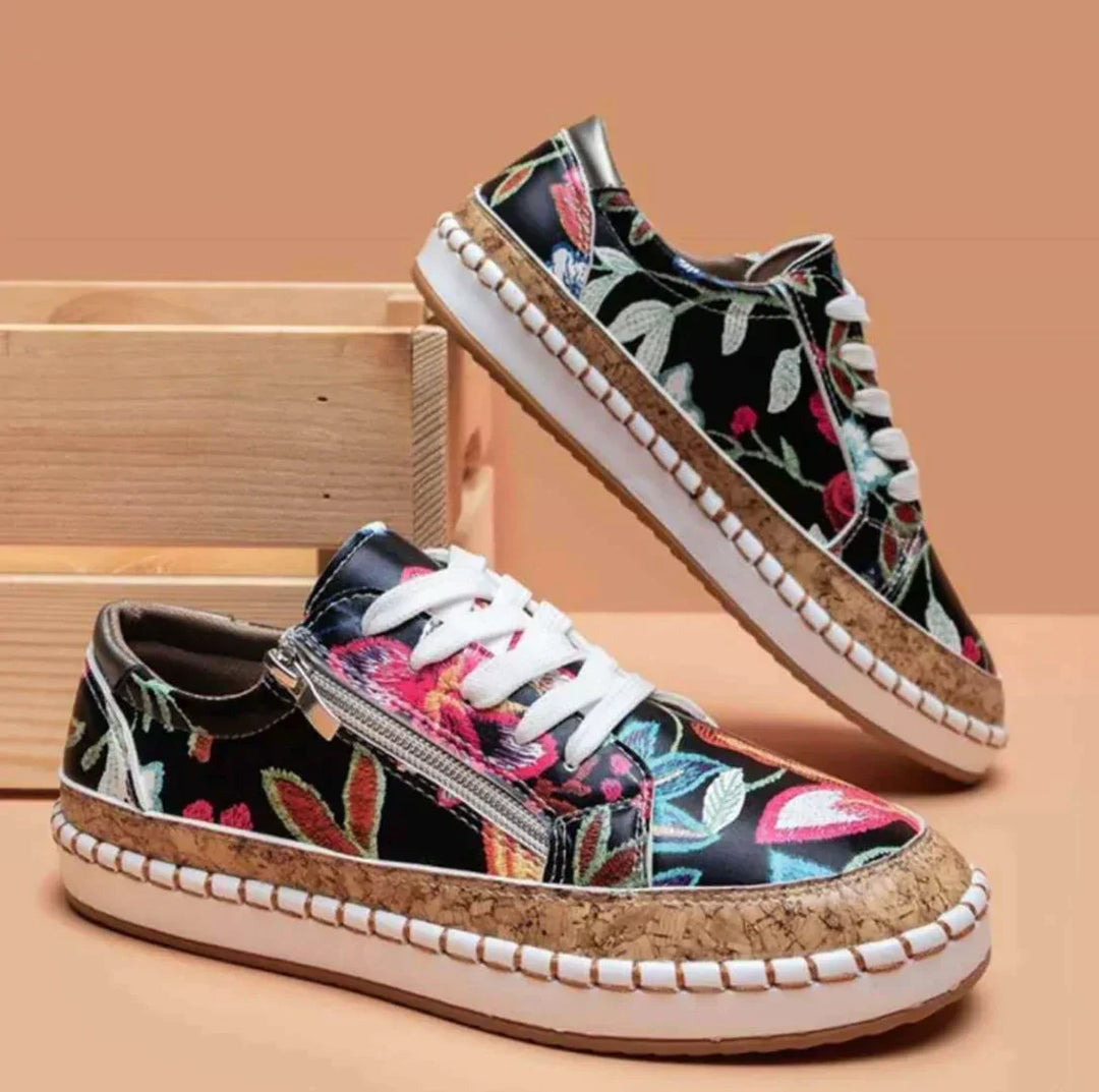 Isabella | Chaussures Florales Élégantes