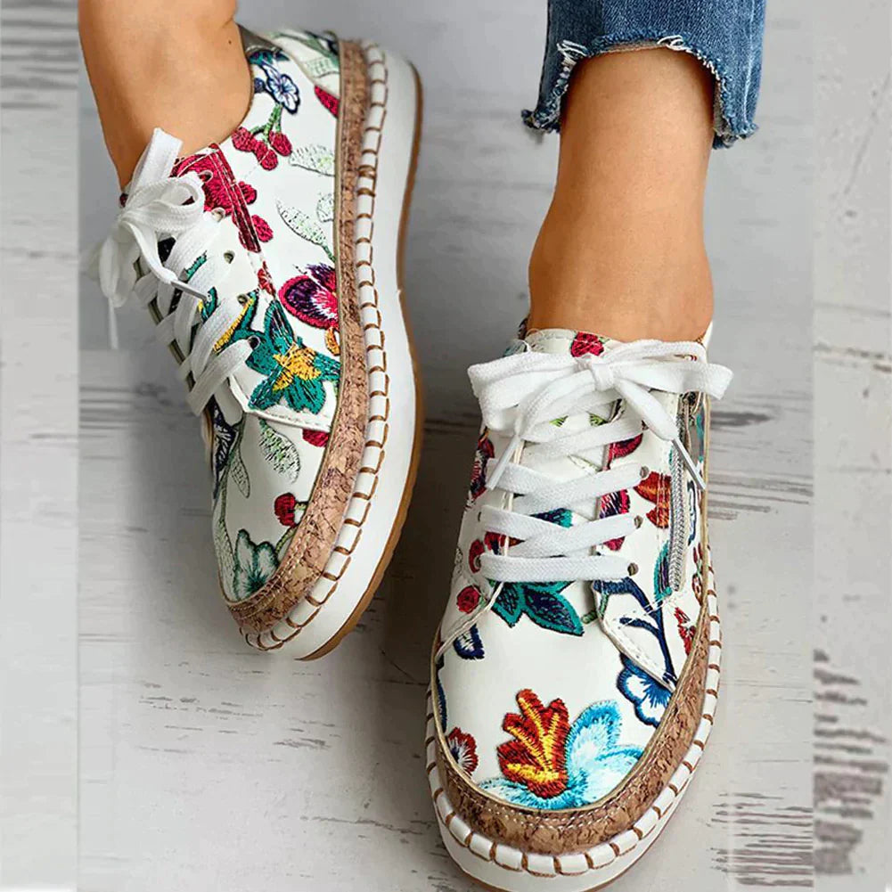 Isabella | Chaussures Florales Élégantes