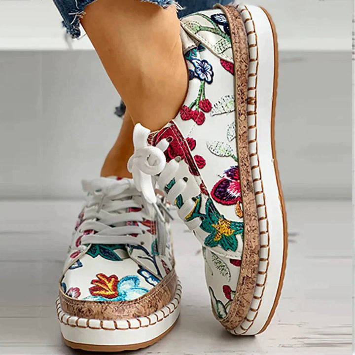 Isabella | Chaussures Florales Élégantes
